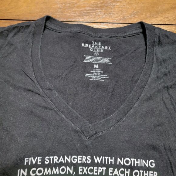 The Breakfast Club Graphic SS Black Tee - Size Junior Medium - Picture 3 of 5